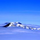 Berg in den Wolken