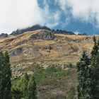 Berg in den Wolken