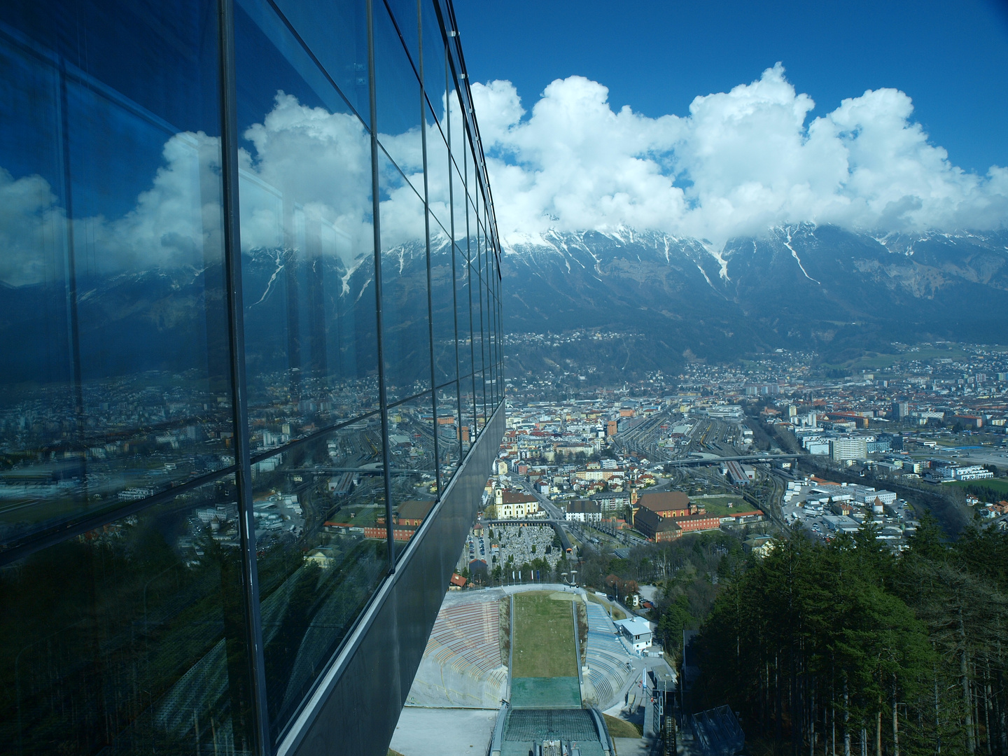 Berg Isel - Sicht auf Innsbruck