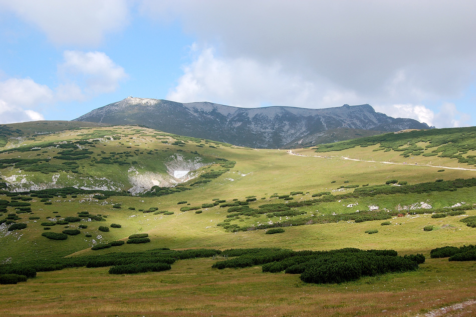 Berg mit Doppelgipfel - der Schneeberg