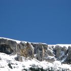 Berg vor Blau