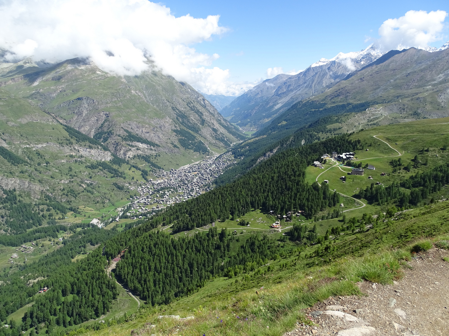 Bergabwanderung vom Gornergrat