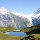 Bergalpsee vor Wetter- und Schreckhorn