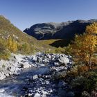 Bergbach im Herbst