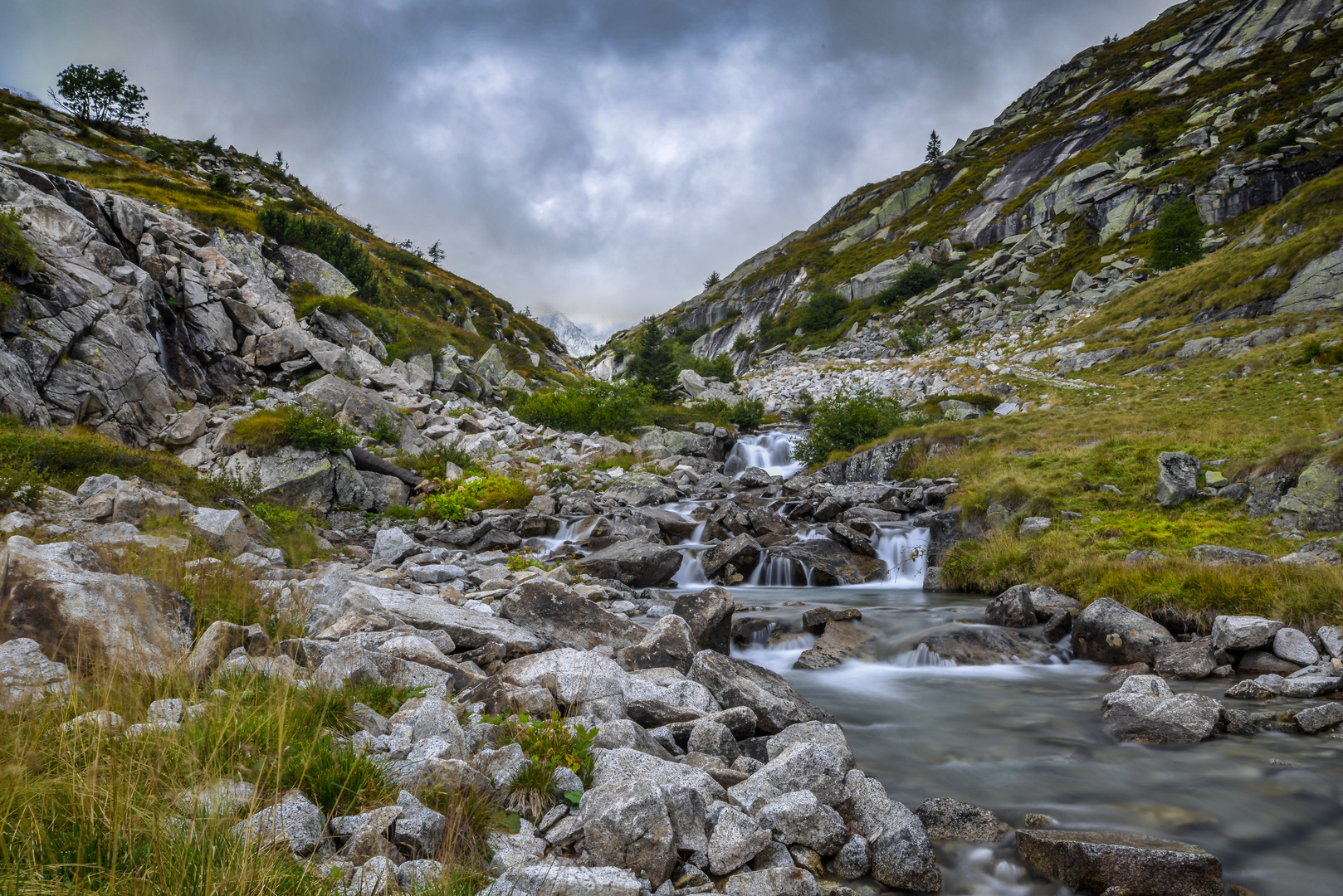 Bergbach in den Dolomiten