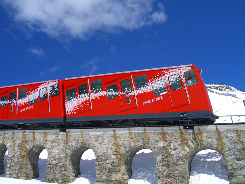 Bergbahn Davos - Coca Cola