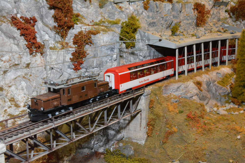 Bergbahn in der Schweiz