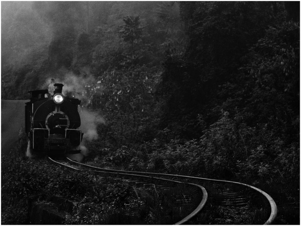 Bergbahn in Wolken II