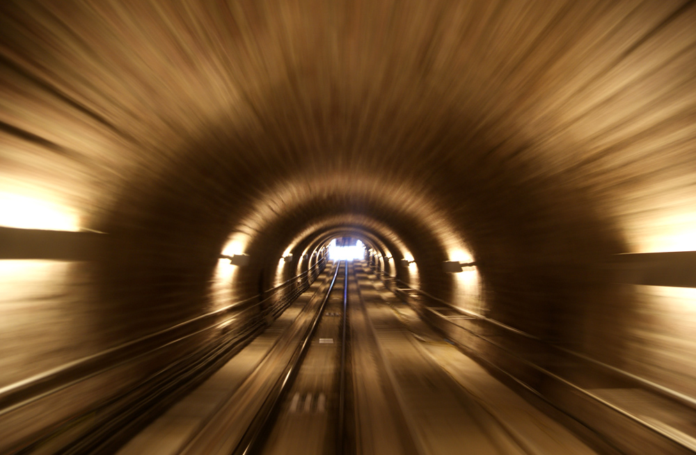 Bergbahn/Bergtunnel in Heidelberg