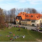 Bergbaude auf dem 718 Meter hohen Zobtenberg bei Sobotka/ Wroclaw