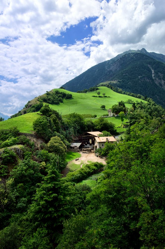 Bergbauer in Südtirol