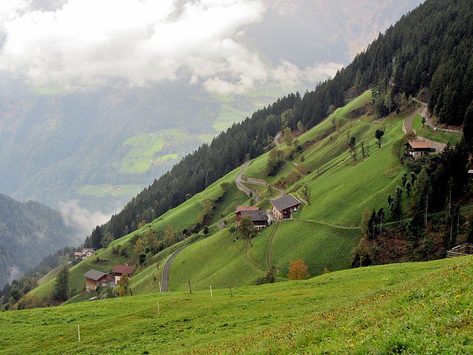 Bergbauernhöfe ...