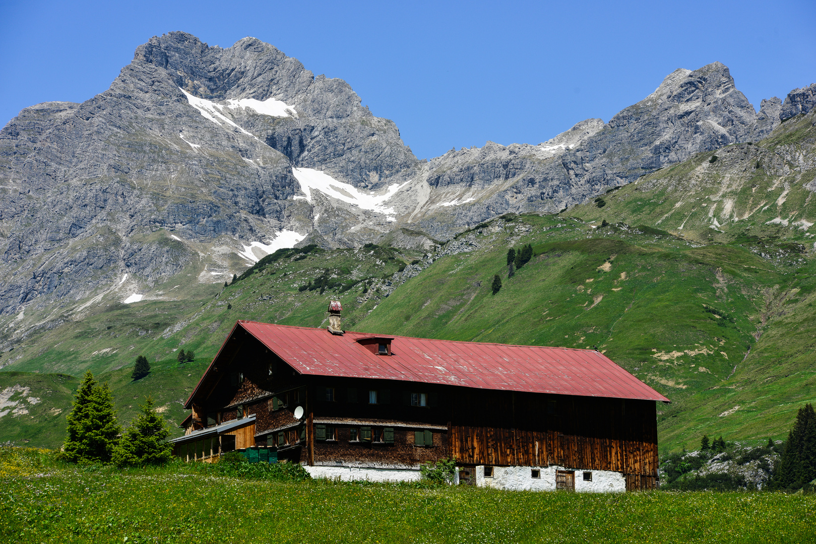 Bergbauernhof Foto & Bild | landschaft, berge, alpen Bilder auf ...
