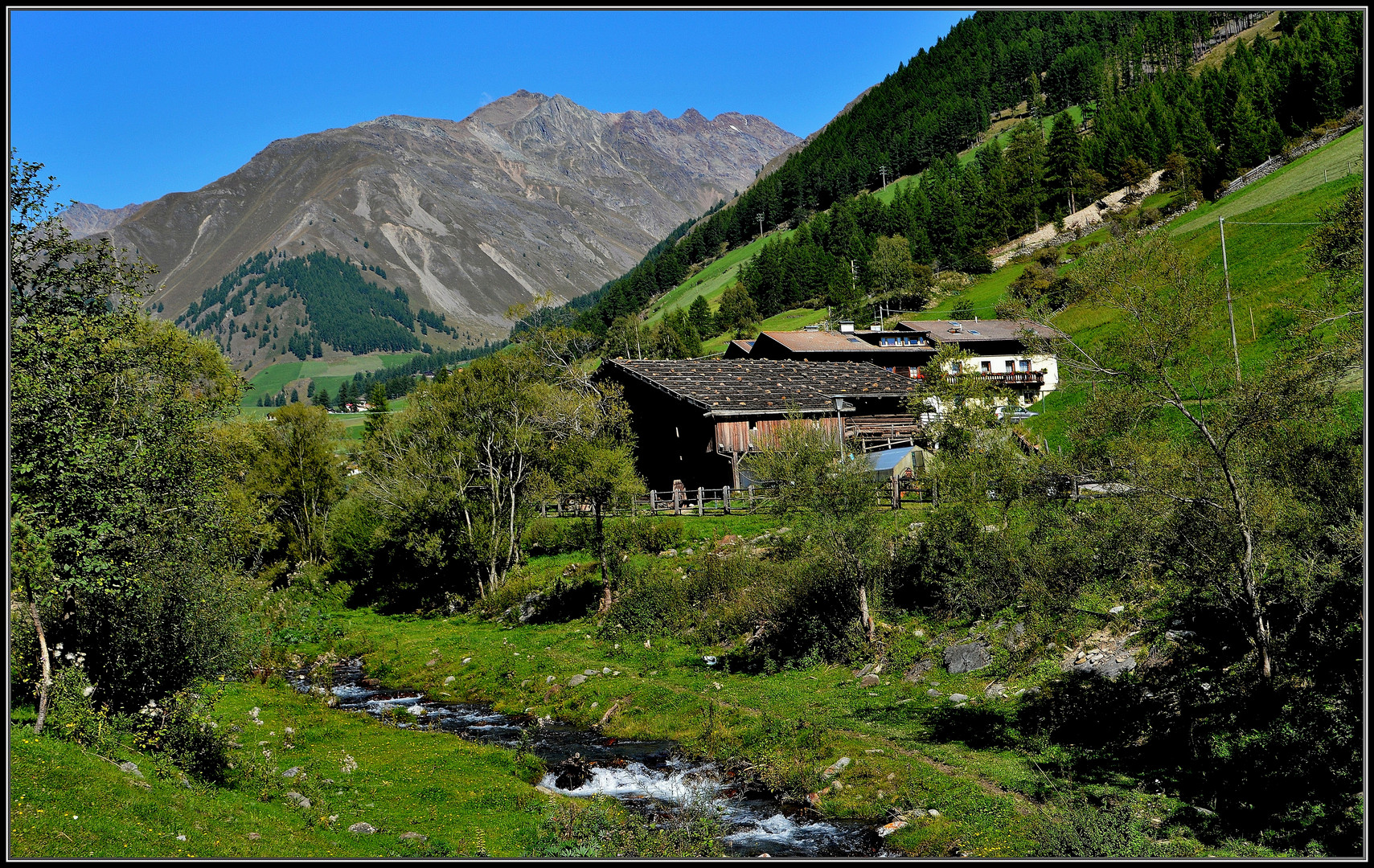 Bergbauernhof im Schnalstal (Südtirol)