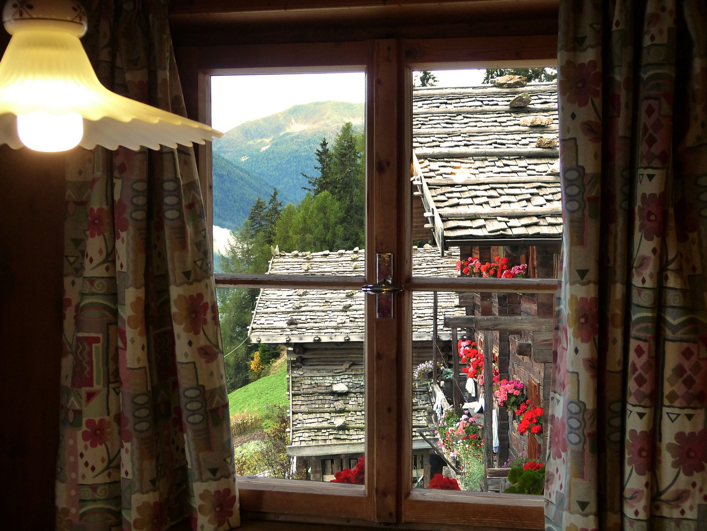 Bergbauernhof im Ultental bei Meran, Südtirol.