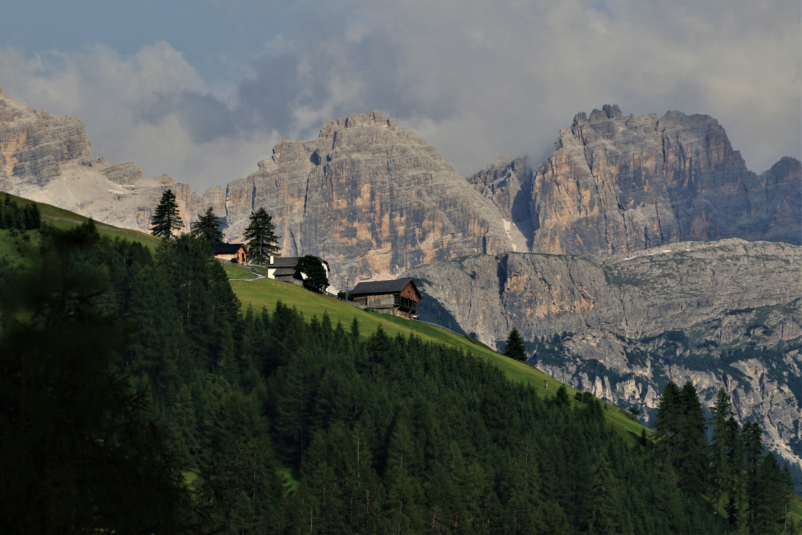 Bergbauernhof in den Dolomiten