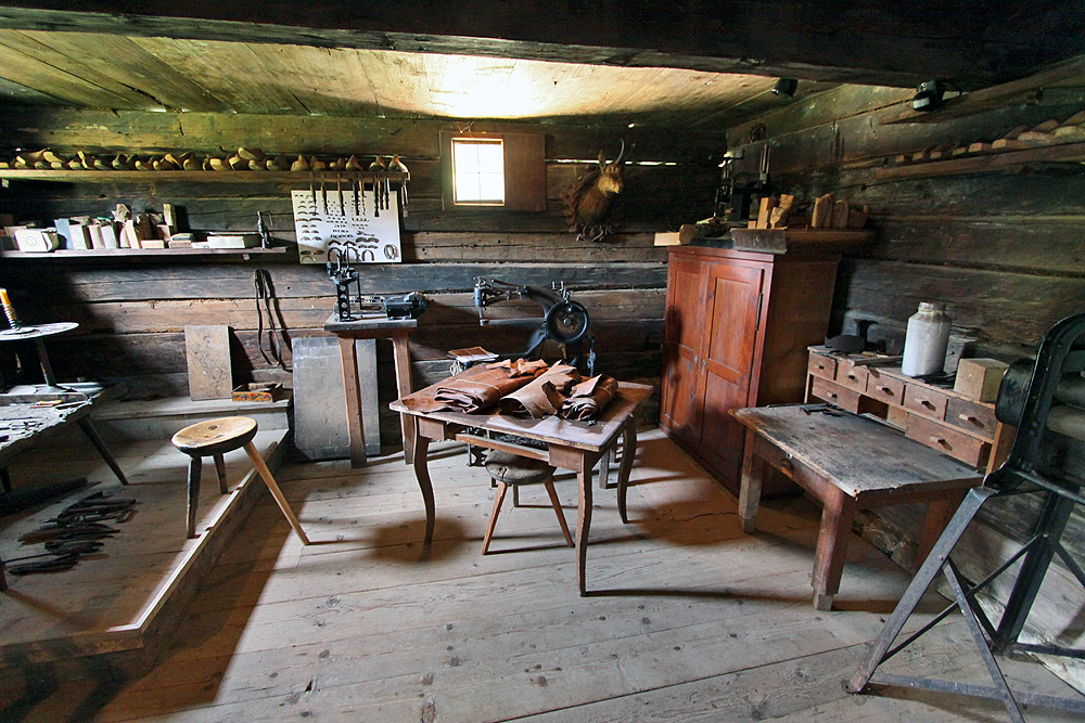 Bergbauernmuseum Kramsach Arbeitsraum