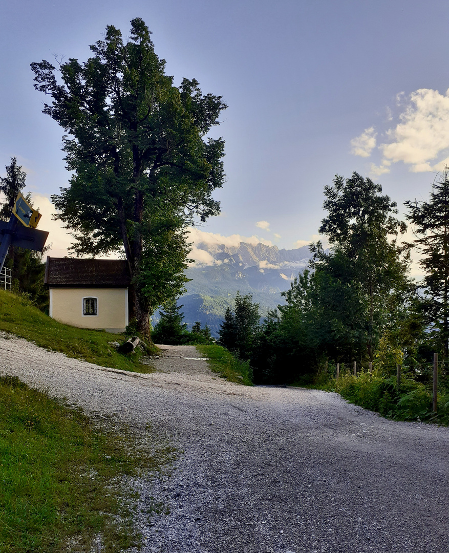 Bergblick am Abend