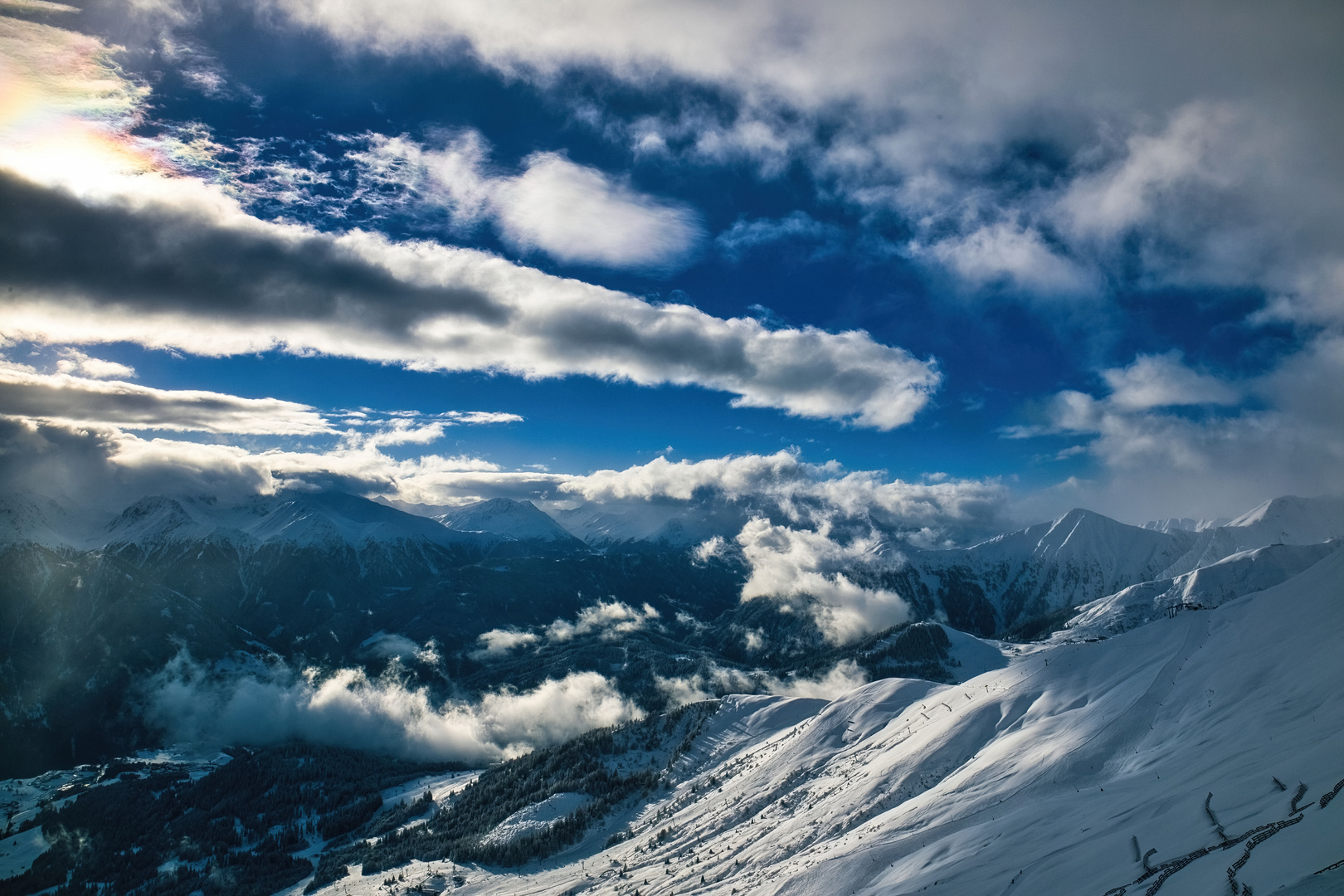 Bergblick Fiss/Tirol