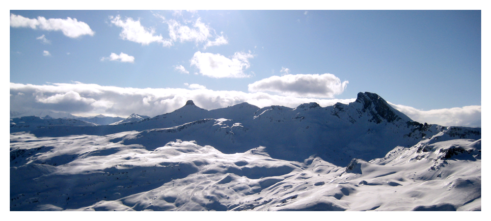 Bergblick, Flums in der Schweiz