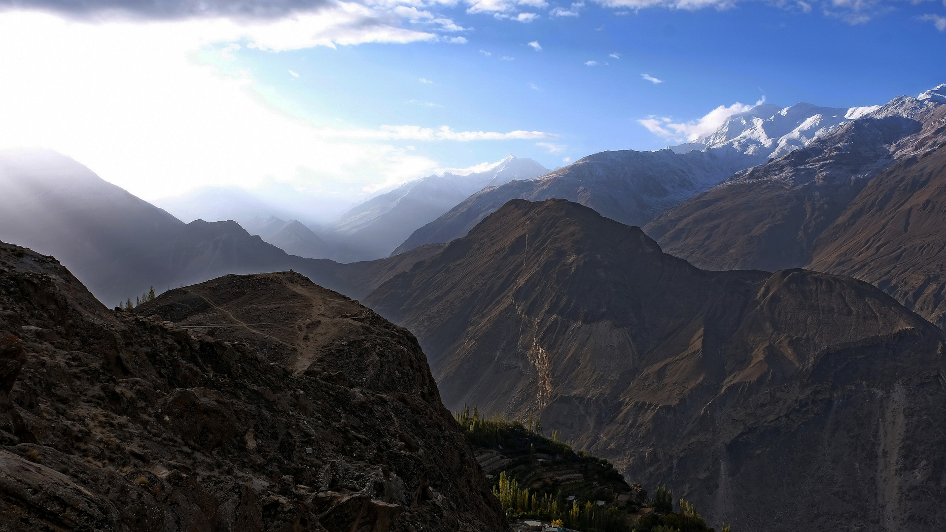 Bergblick im Hunza Valley - Pakistan 