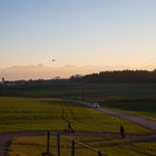 Bergblick mit Hubschrauber