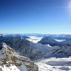 Bergblick von Zugspitze