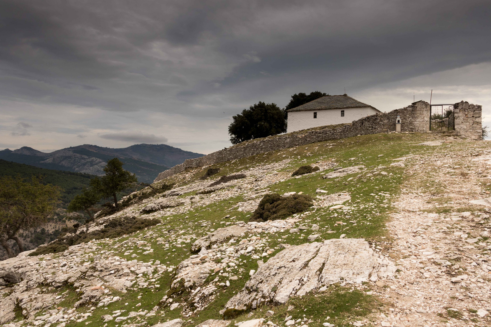 Bergdorf-Einsamkeit (Thassos, GR)