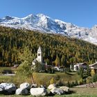 Bergdorf im Herbst