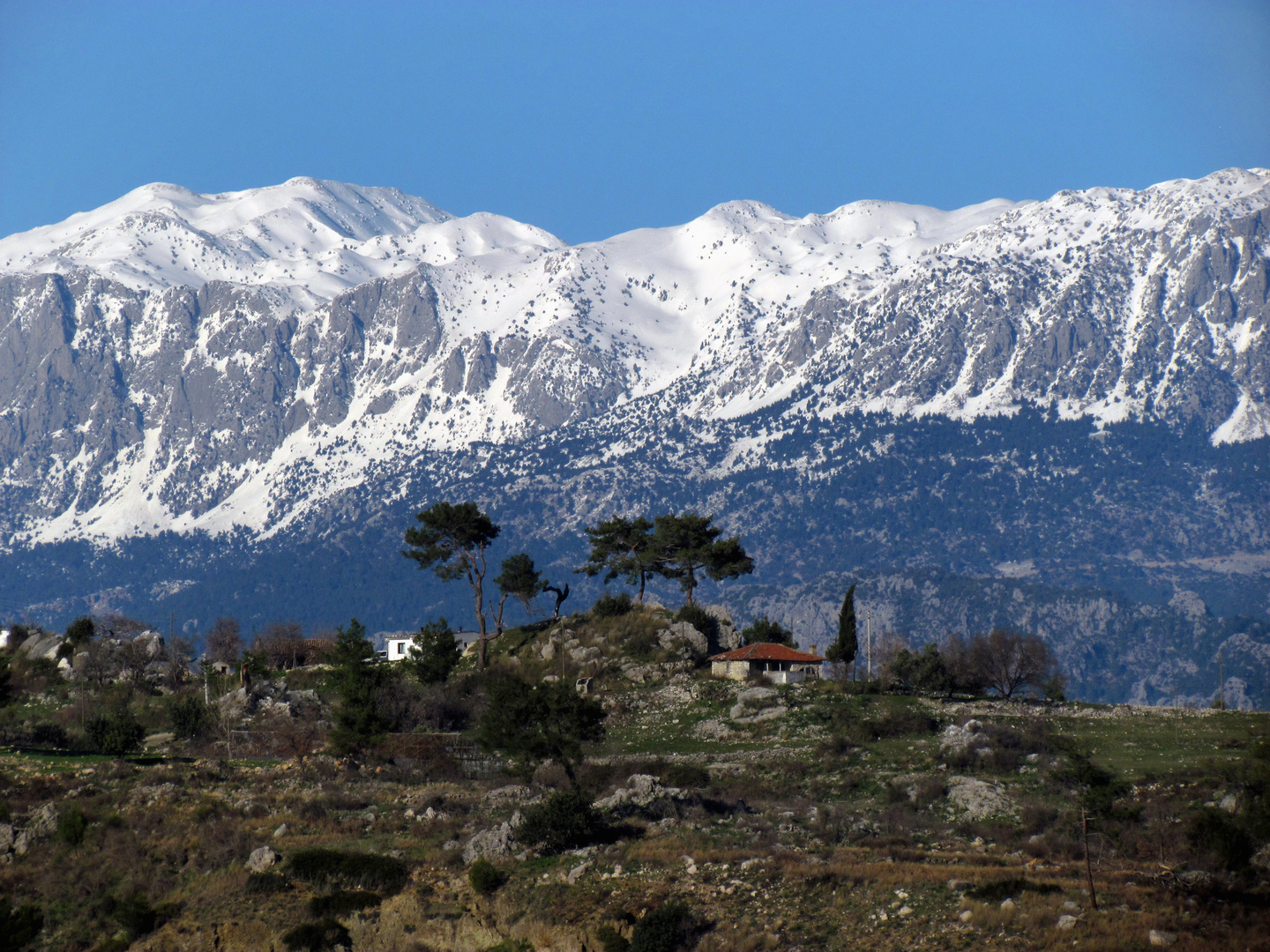 Bergdorf im Taurusgebirge, Türkei