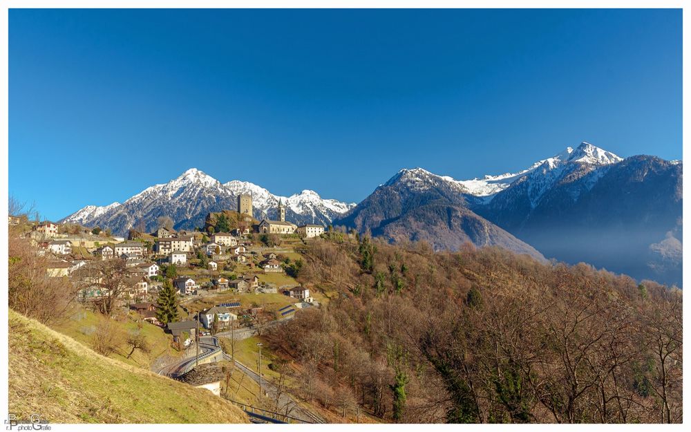 Bergdorf  in der Schweiz