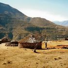 Bergdorf in Lesotho