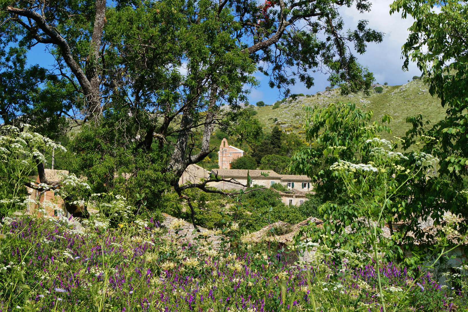 Bergdorf Perithia in Korfu - Idylle pur