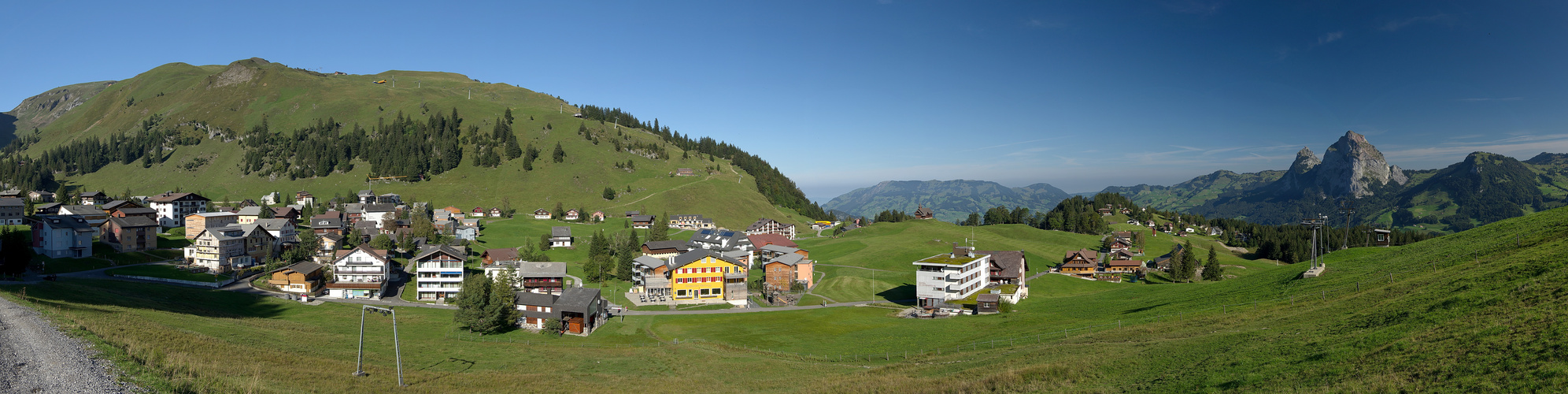 Bergdorf Stoos, Kanton Schwyz, Schweiz