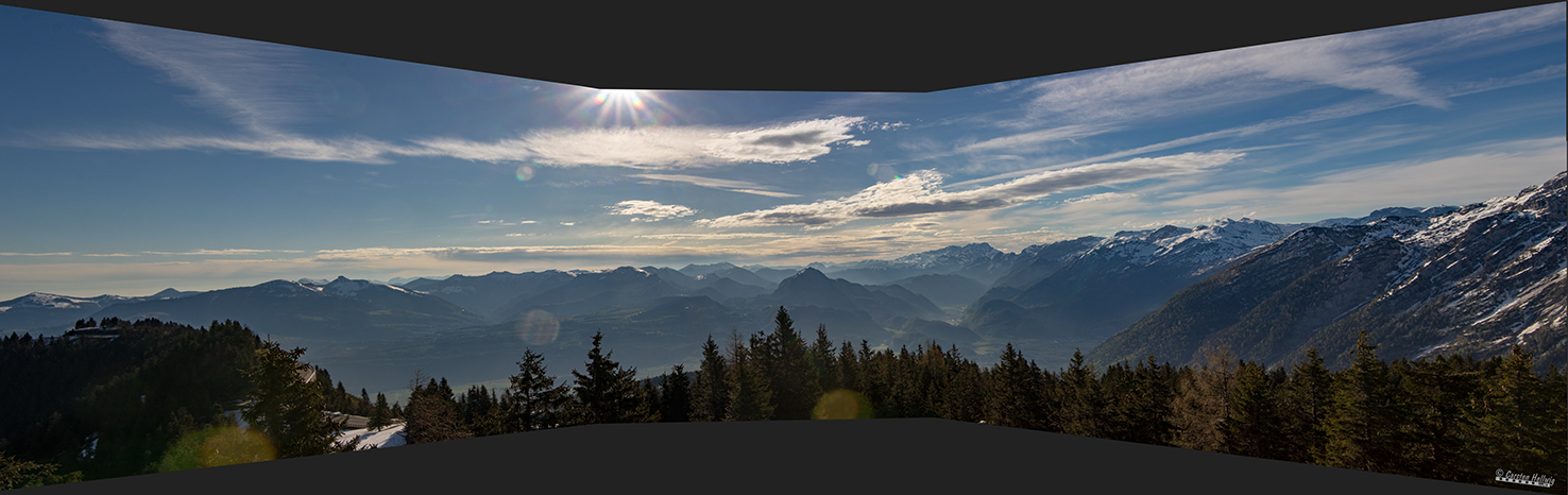 Berge am Morgen