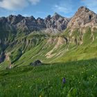 Berge an der Kemptner Hütte