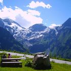 Berge an einer Passstraße