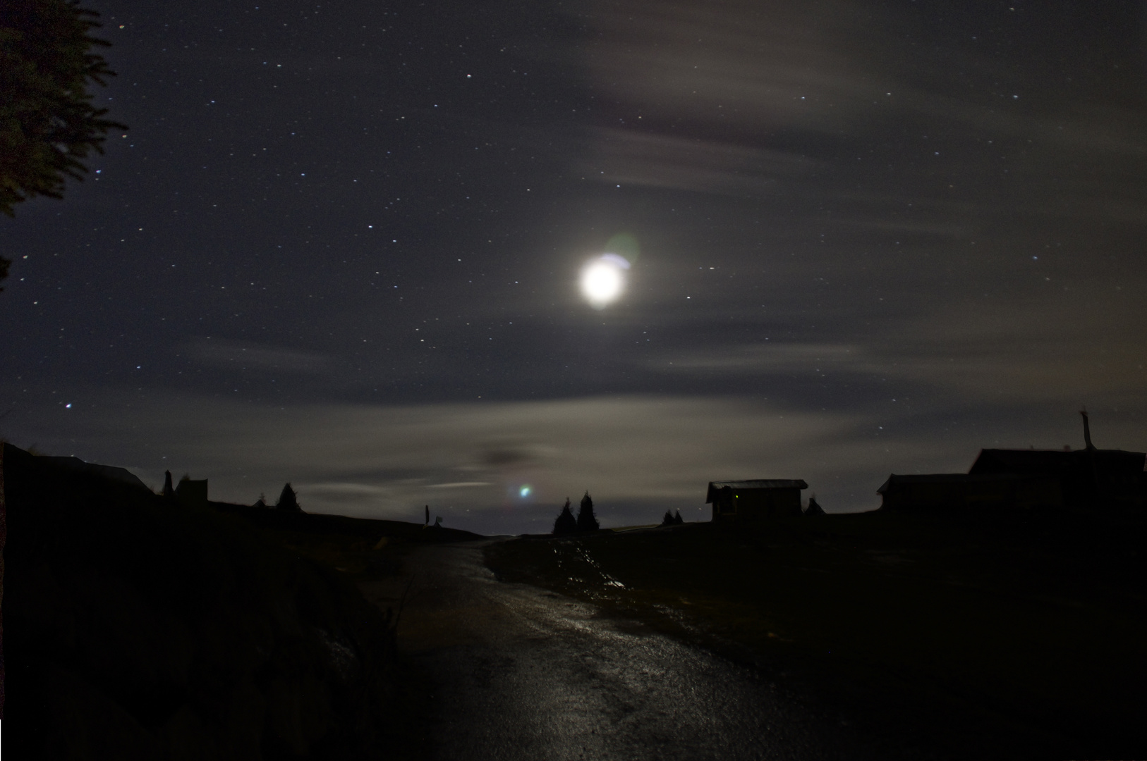 Berge bei Nacht