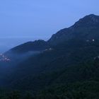 Berge bei Nacht.