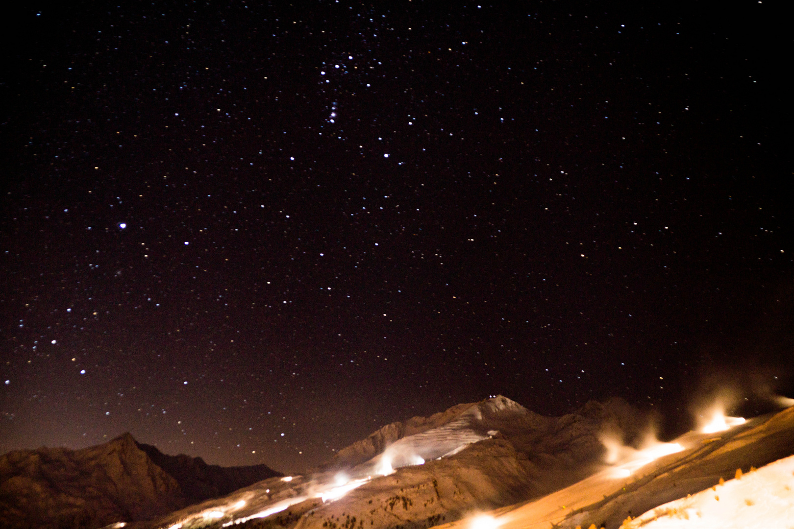 Berge bei Nacht