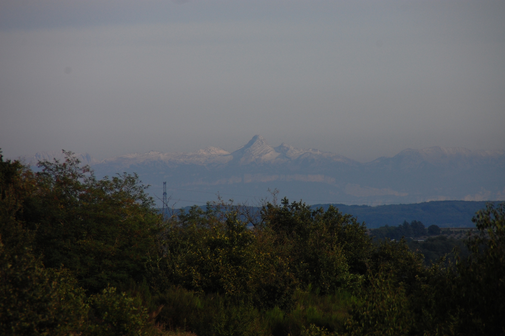 Berge der Ardèche (Rhône-Alpes) bei Anneyron