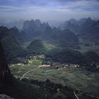 Berge der farbigen Schichten in Guilin / China