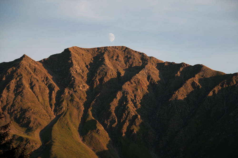 " Berge erglühen "