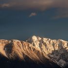 Berge gegen Abend