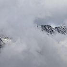 Berge hinter Wolken