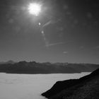 Berge - Hochnebel .