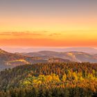 Berge im Abendlicht