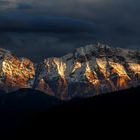 Berge im Abendlicht