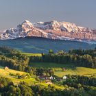 Berge im Abendlicht