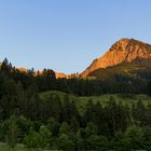 Berge im Abendlicht